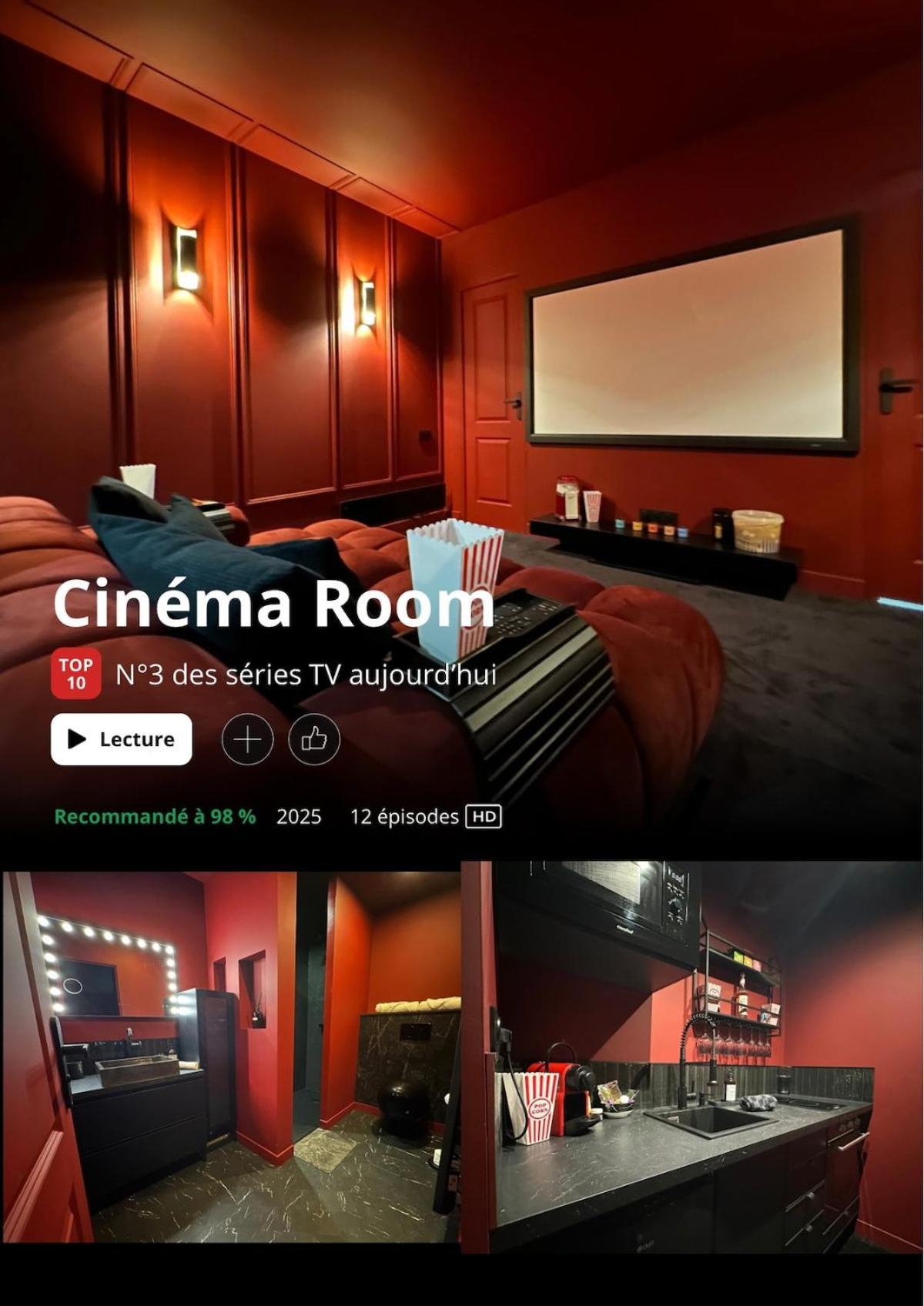 Le Cine-room, T2, Netflix, Prime, Hyper-centre Apartment